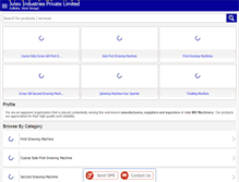 Tablet Screenshot of jutexindustries.net